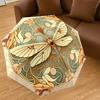 1 Stück Schmetterling Jugendstil Automatischer Öffnungs-/Schließschirm mit winddichtem, stabilem 8-Rippen-Schirmdach, Langlebige Rippen, Modisches Design, Outdoor-Accessoire, Lustiger P