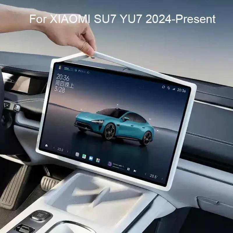 16.1" Car Navigation Screen Protective Silicone Cover Inner Mirror Protect Cover Accessories For XIAOMI SU7 YU7 2024-Present