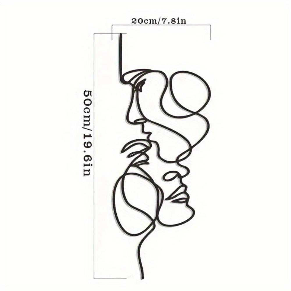 Handcrafted Wrought Iron Wall Art Metal Sculpture for Living Room Decor Restaurant Background