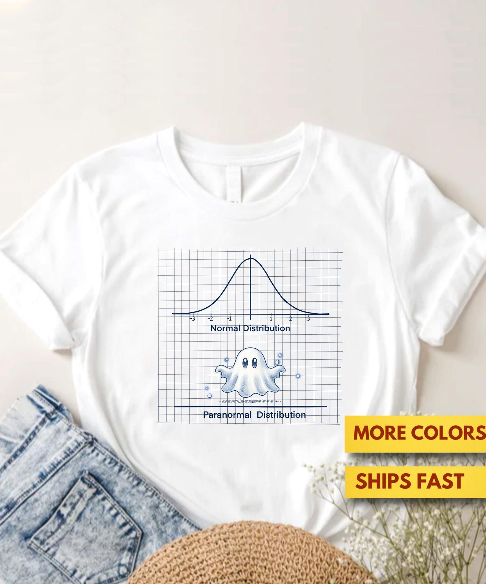 Normal Distribution, Paranormal Distribution Math Shirt, Funny Math Humour GifT shirt, Math Nerd Pun GifT shirt, Ultra Soft Premium Tee XL