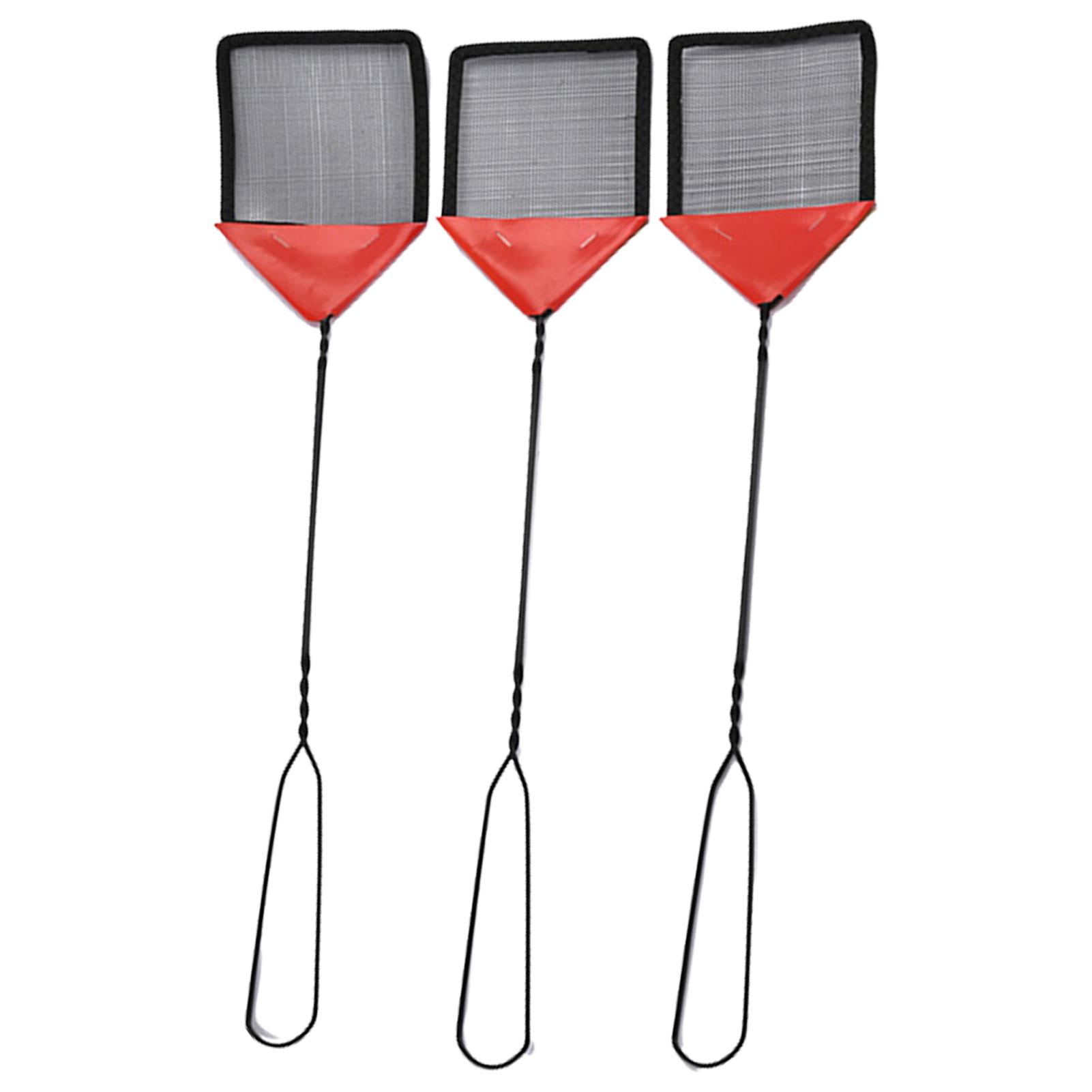 

3/5pcs Fly Swatter Set Metal Handle Heavy Duty Prevent Mosquito Tool Flies Trap Summer Household Accessories