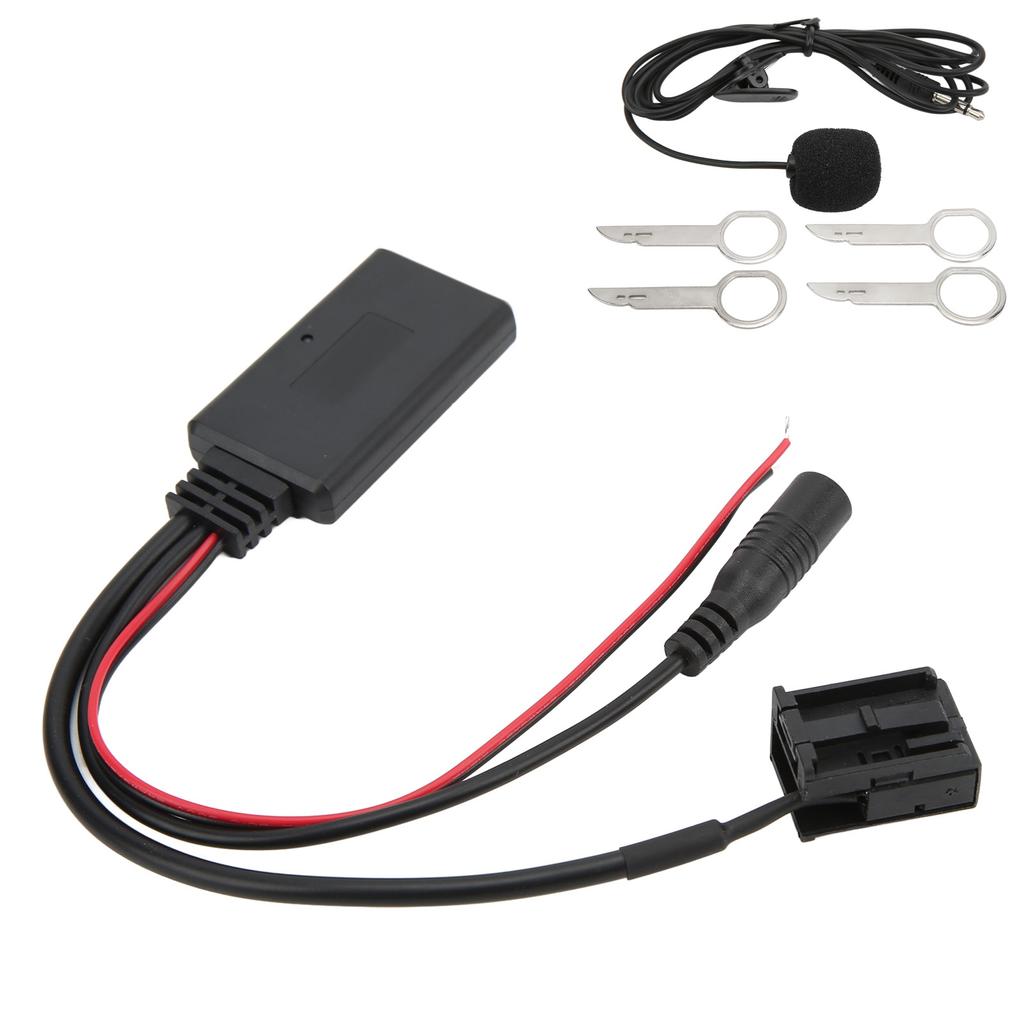 Wireless Bluetooth AUX IN Adapter Hands Free with Microphone Replacement for Focus 2004 OnWards 6000CD