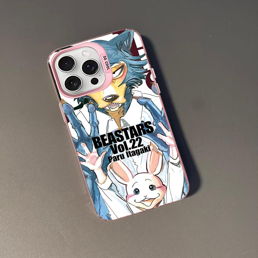 

Чехол для телефона BEASTARS Для IPhone 16 15 14 13 12 11 Pro Max X XR XSMAX 8 7 Plus Матовый Ударопрочный Задний Чехол iphone 12 pro