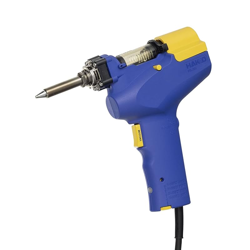 HAKKO FR301-82 Dial-Type Temperature Control Solder Sucker, Handy Type, 2-Prong Grounded Plug