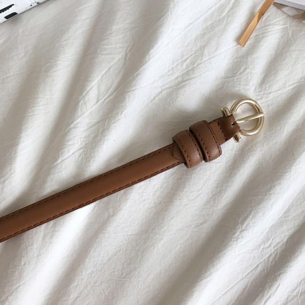 

Женский кожаный ремень Роскошный дизайн Бренд Брючный ремень для платья Универсальный Модный Пояс