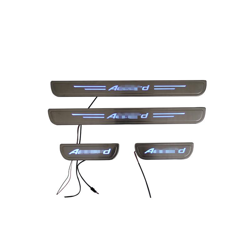 

Светодиодные накладки на пороги для 14-15 Accord 9-го поколения Stainless Steel