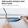 2Pcs Car Styling Side Fender Body Emblem Stickers Knife Badges Decoration For Nissan Qashqai Juke Pulsar Sentra Altima Patrol