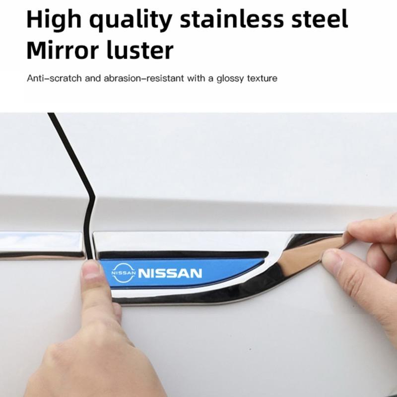 2Pcs Car Styling Side Fender Body Emblem Stickers Knife Badges Decoration For Nissan Qashqai Juke Pulsar Sentra Altima Patrol