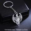 Retro Wolf & Eagle Keychain: Personalized Scorpion Bag Pendant Accessory