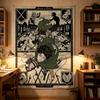 Attack On Titan Anime Decor Tapestry Levi Ackerman Survey Corps Themed Wall Hanging Decorative Wall Cloth For Room Decor
