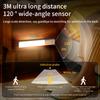 Smart Automatic Human Body Sensor Night Light Rechargeable Magnetic Strip Light LED Tricolor Wardrobe Hallway Cabinet Light