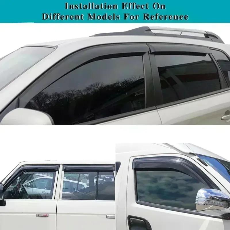 Deflettori Pioggia per Finestrini per VW T6 2016 2017 2018 2019 2020 2021 Transporter Deflettori Vento Parapioggia Visiera Porta Sfiato