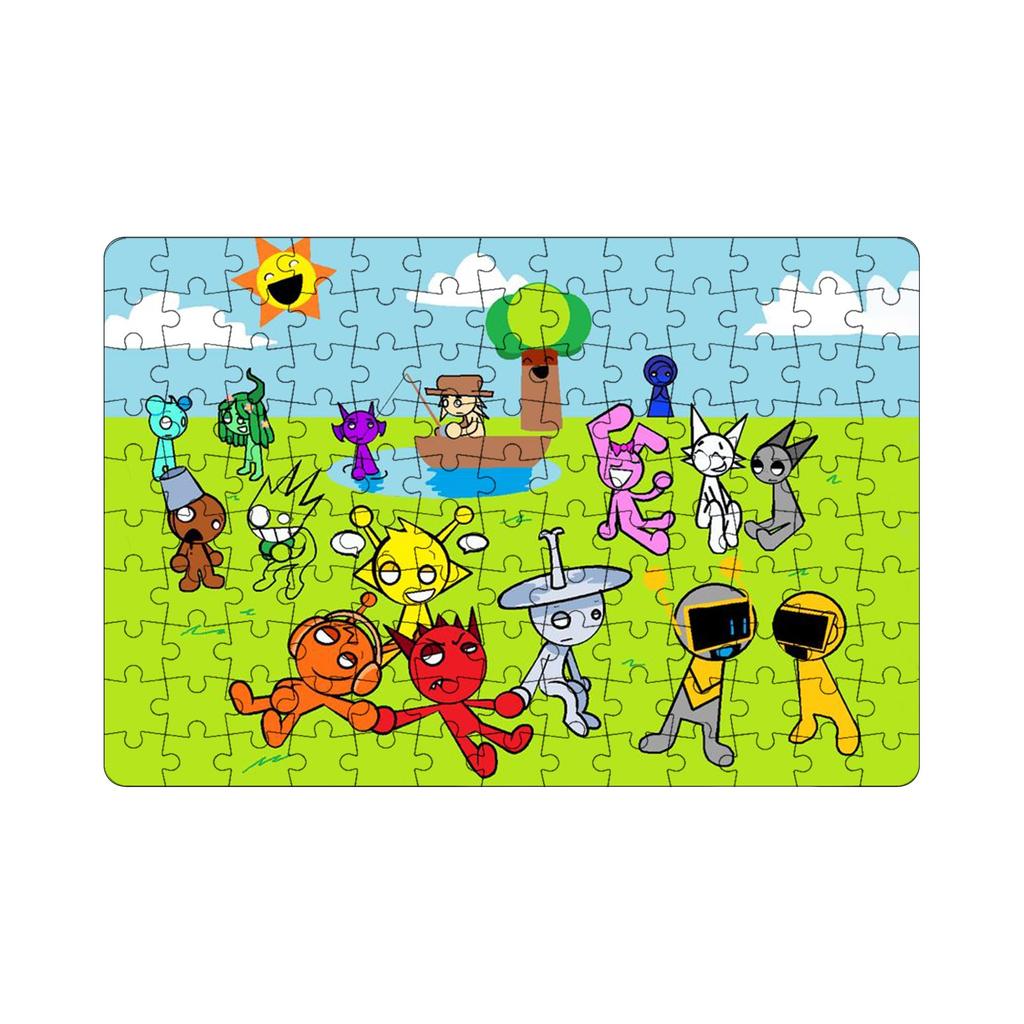 Kreslené puzzle, hračky s puzzle, kreativní dárky, dětské dárky, nástěnné dekorace