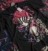 Akaza Kimetsu No Yaiba T-Shirt Demon Slayer Tanjiro Unisex Schwarz