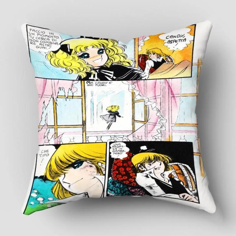 Candy Candy Kissenbezug Kissenbezug zum Anpassen Modernes Zuhause Dekokissenbezug für Wohnzimmer 45x45cm