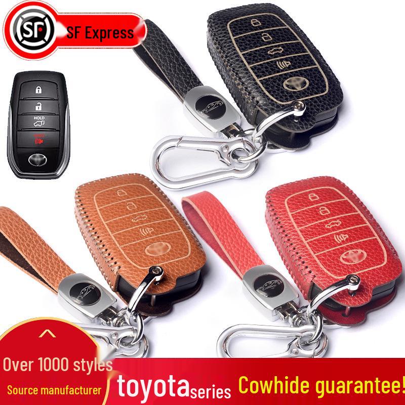 Corolla Nappa Leather Key Case for Toyota RAV4/Levin/Camry/Venza XLE