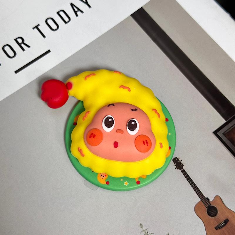 3D Star MagSafe Phone Holder: Retractable Airbag Grip with Strong Magnetic Attachment