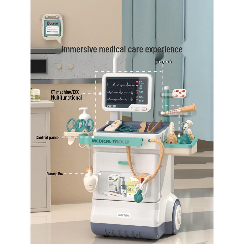 Kids' Educational Doctor Playset: Stethoscope & Clinic Simulation for Role-Playing