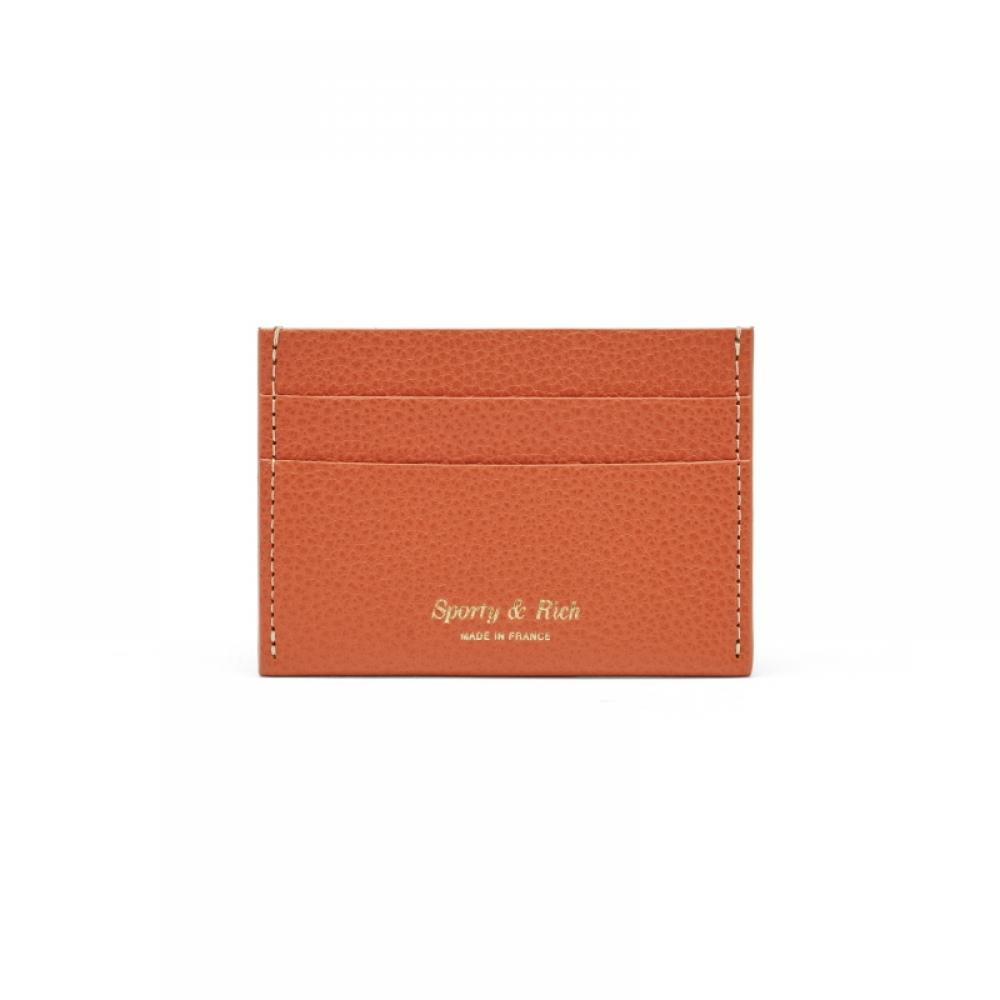 Sporty   Rich Ac743co Coral Sr Grain Card Holder