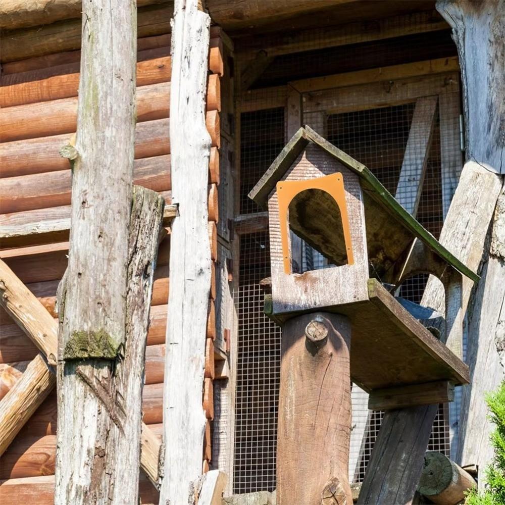 3pcs Accessible Design Pigeon Cage Door Easy Install Bird Cage Entrance For Pet Bird
