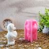 Bear Statue Silicone Candle Molds for Making Candle Soap Chocolate Candy Cake Home Decoration Epoxy Resin Silicone Molds