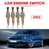2/4Pcs Hood Bonnet Jamb Pin Switch Adjustable Hood Door Pin Switch Auto Trunk Alarm Security Hood ON-OFF Car Truck Accessories