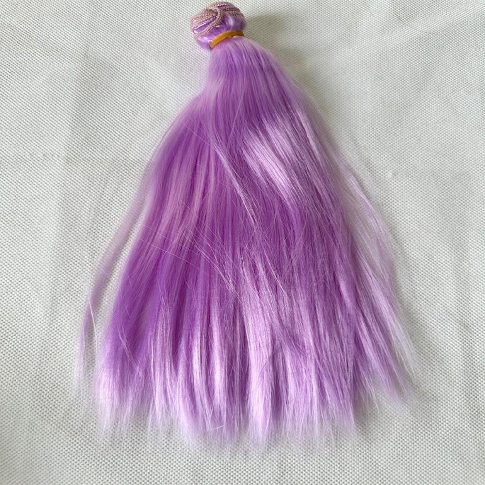 Milk Soft Silk Straight Doll Wig Doll Synthetic Hair Wig For 1/3 1/4 1/6 BJD Doll