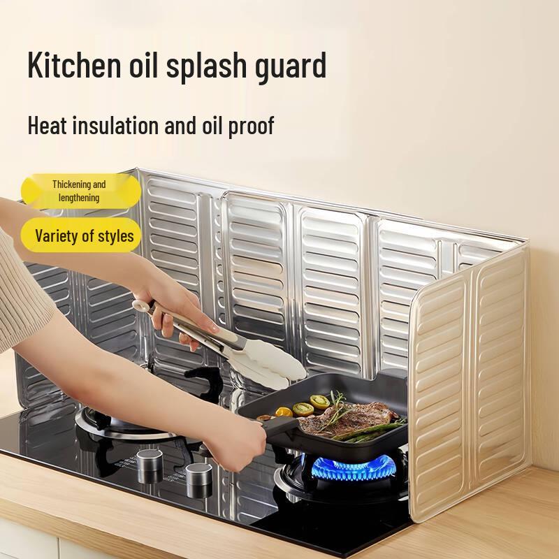 Zhaoran 3-Piece Aluminum Foil Gas Stove Splash Guard Set