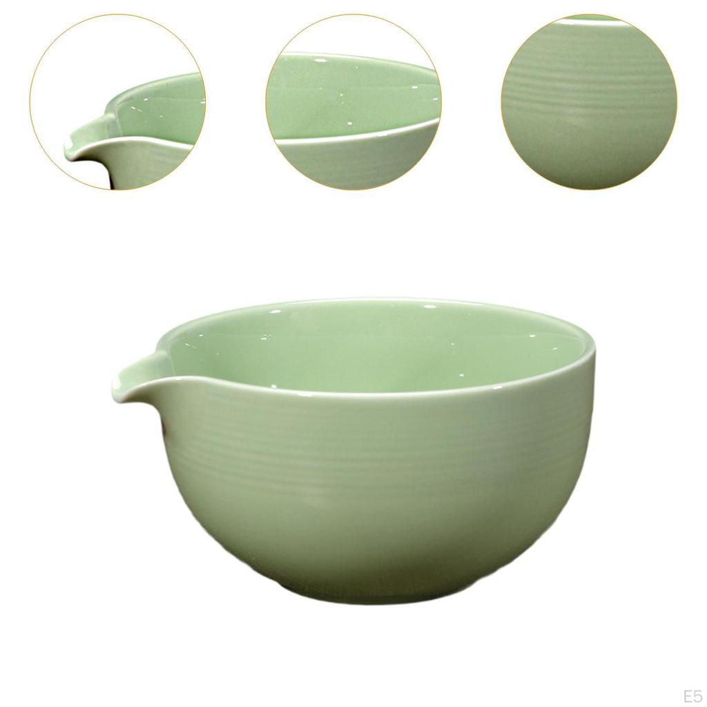 560ml Ceramic Matcha Bowl for Tea Ceremony, Mixing Accessory