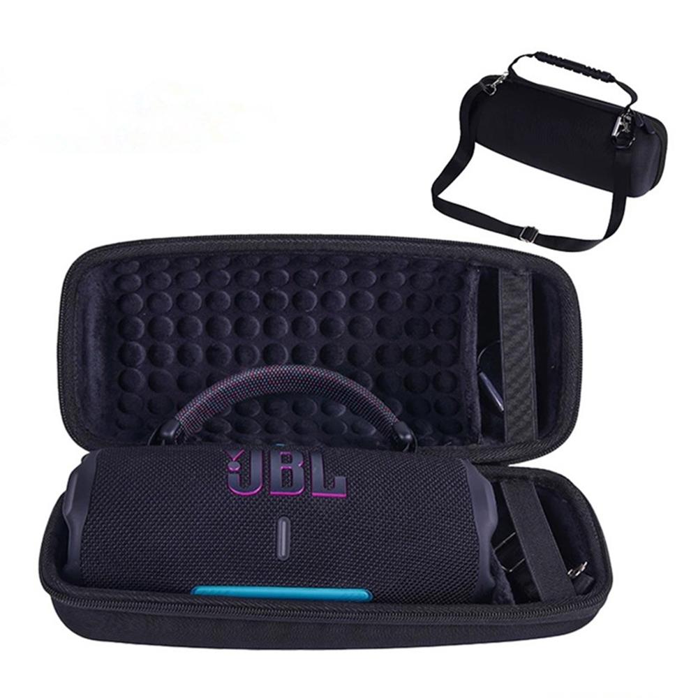 For JBL Charge 6 Speaker Carrying Case EVA Hard Shell Shockproof Storage Bag with Shoulder Strap