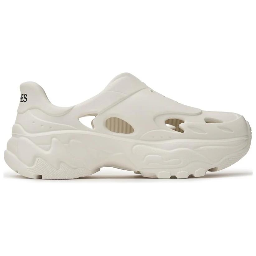 New MLB Big Ball Chunky Recovery Beach Sandals Unisex Ivory White 3ASQBCR43-50IVS