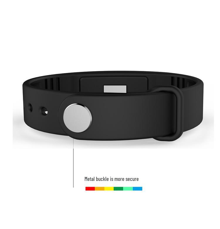V9 Smart Temperature Monitoring Bracelet: All-Weather Body Temp Tracker with Vibration Alerts, Stopwatch, and Alarm Clock.