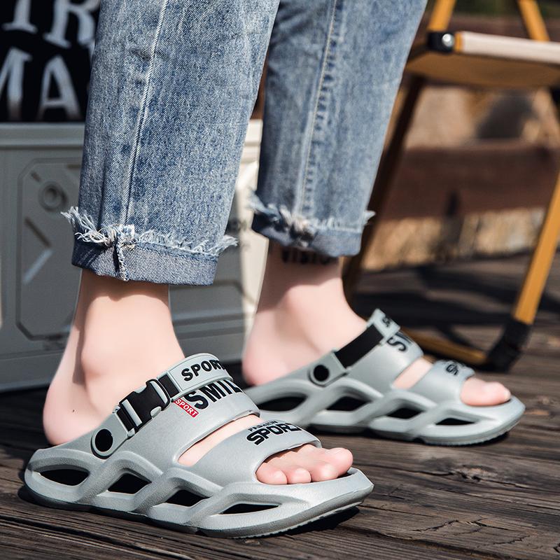 Summer Men's Outdoor Sandals Slippers Beach Comfortable Clogs Soft Slides Men Casual Shoes Garden Shoes Men Outdoor Sandals