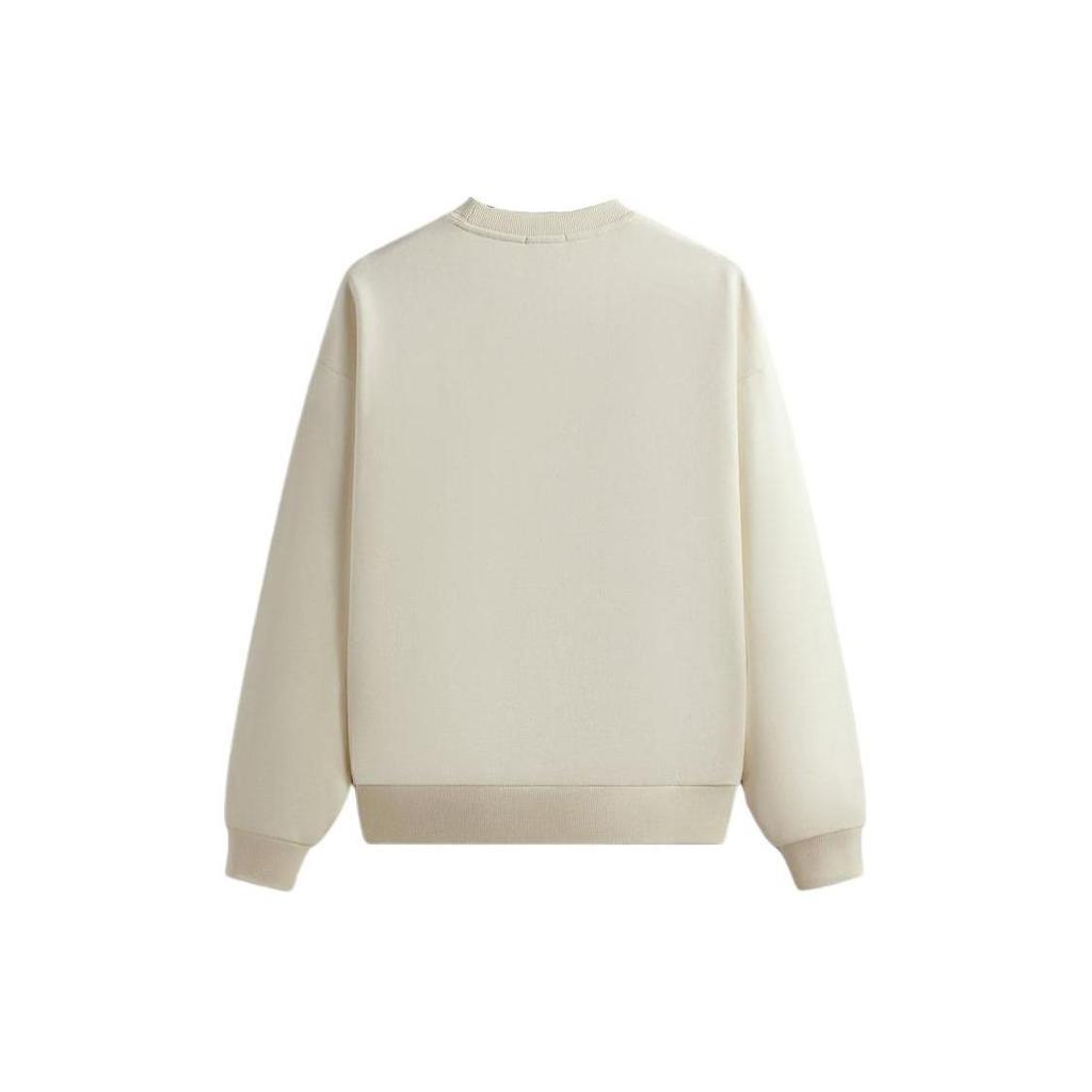 Kith K&K Monogram Nelson Crewneck Sandrift Men Tops Cream KHM031992-104