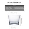 DWF03 CRISON Old Fashioned whisky cocktail drinkware Crystal glass cup 315ML