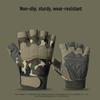 Men's Non-Slip Half-Finger Gloves - Durable for Spring/Summer Cycling, Mountaineering, Outdoor Sports, Training, and Fitness