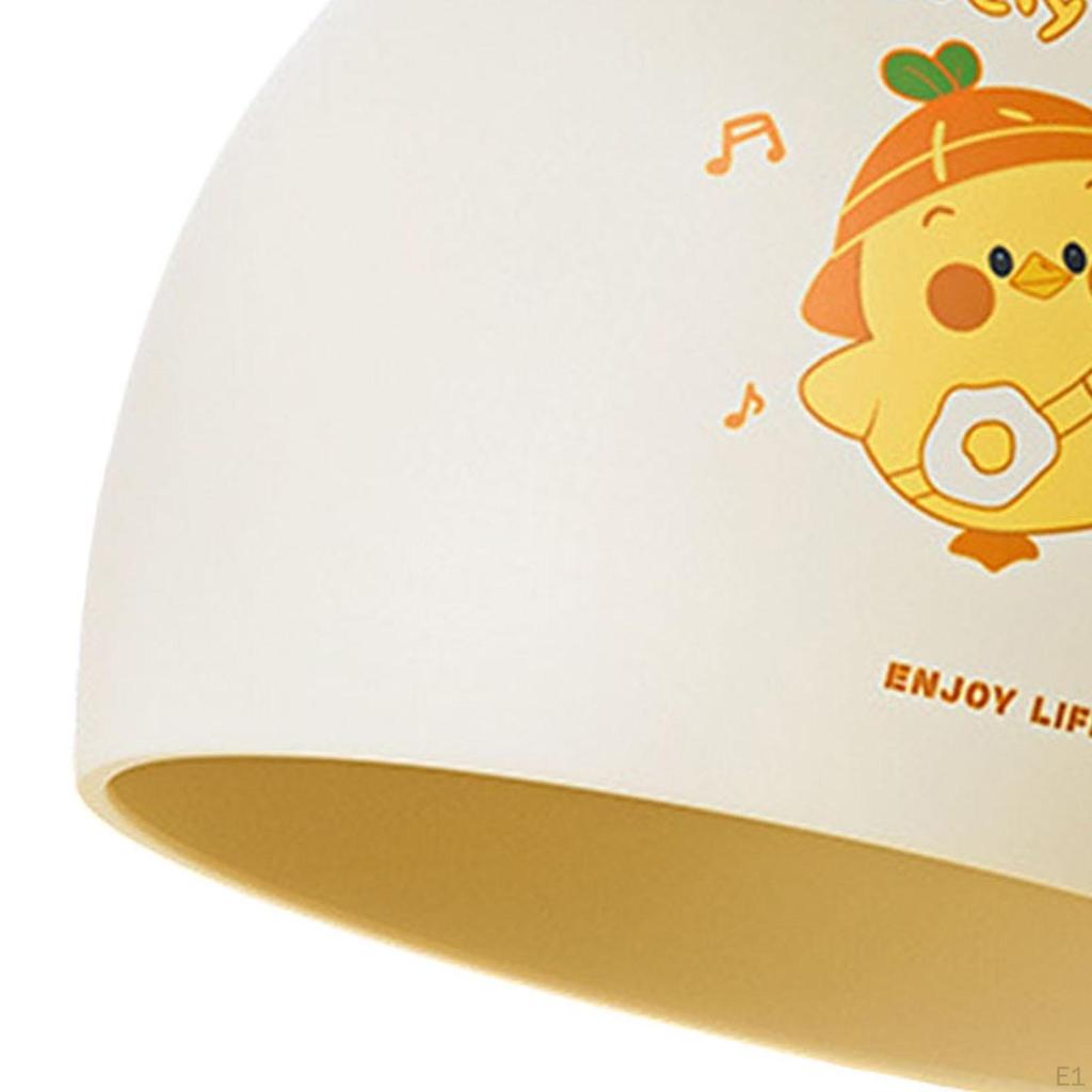 Cartoon Swimming Cap for Girls, Boys, Teenagers, Cap, Shower Diving, Beach, Surfing