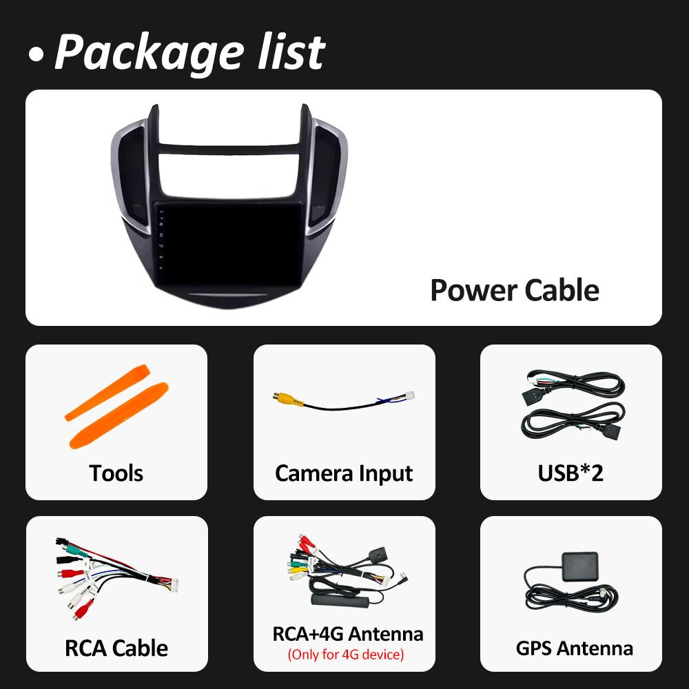 Wireless Carplay pentru Chevrolet Trax 2014 2015 2016 Radio Player Bluetooth DSP Stereo Android Auto 2.5D Ecran tactil Unitate principală 4G