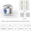 TEMU Smart Stainless Steel Pet Water Fountain - Silent Automatic Cat Water Dispenser