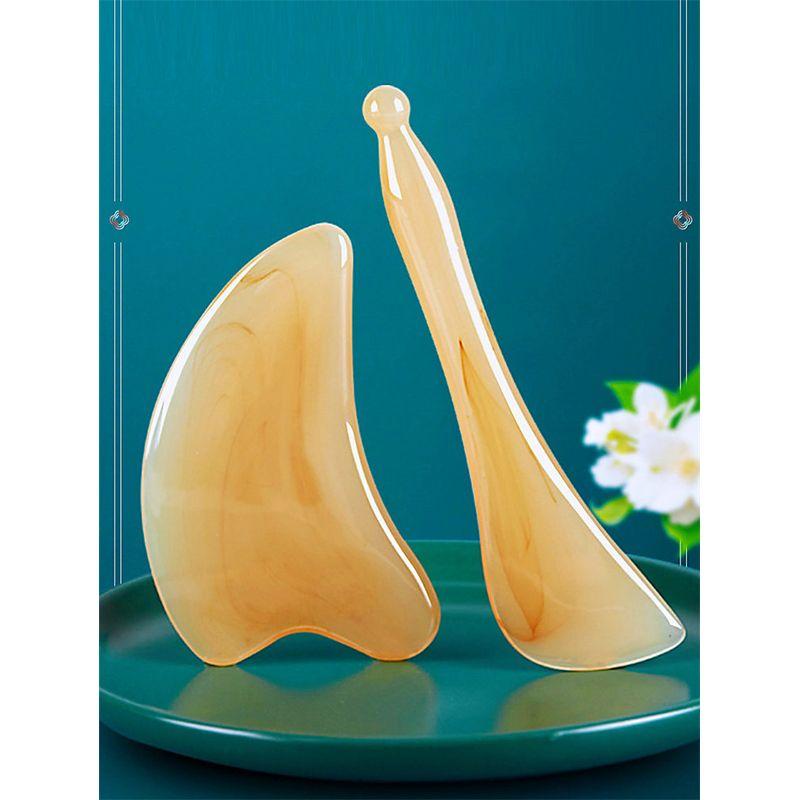 Resin Face Scraper Beauty Tool Head Therapy Muscle-Poking Stick