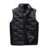 Men  Winter Fashion Stand Collar  Color Waistcoat Vest Jacket Top Coat