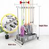 Moli Stainless Steel Double-Sided Cleaning Tool Storage Cart