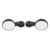 CNC Aluminum Handlebar Rearview Mirrors Anti Glare Blue Glass for Motorcycle Modification