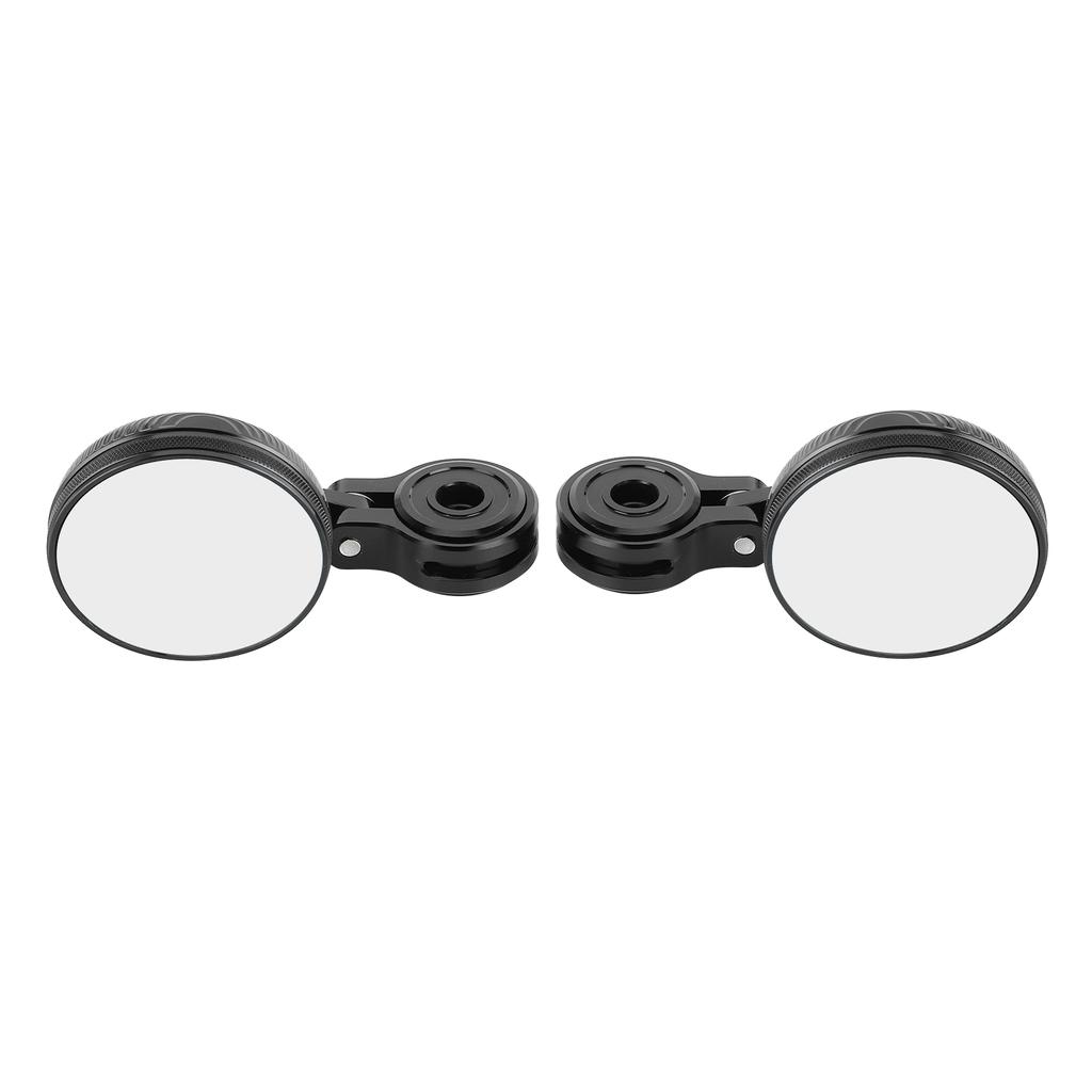 CNC Aluminum Handlebar Rearview Mirrors Anti Glare Blue Glass for Motorcycle Modification