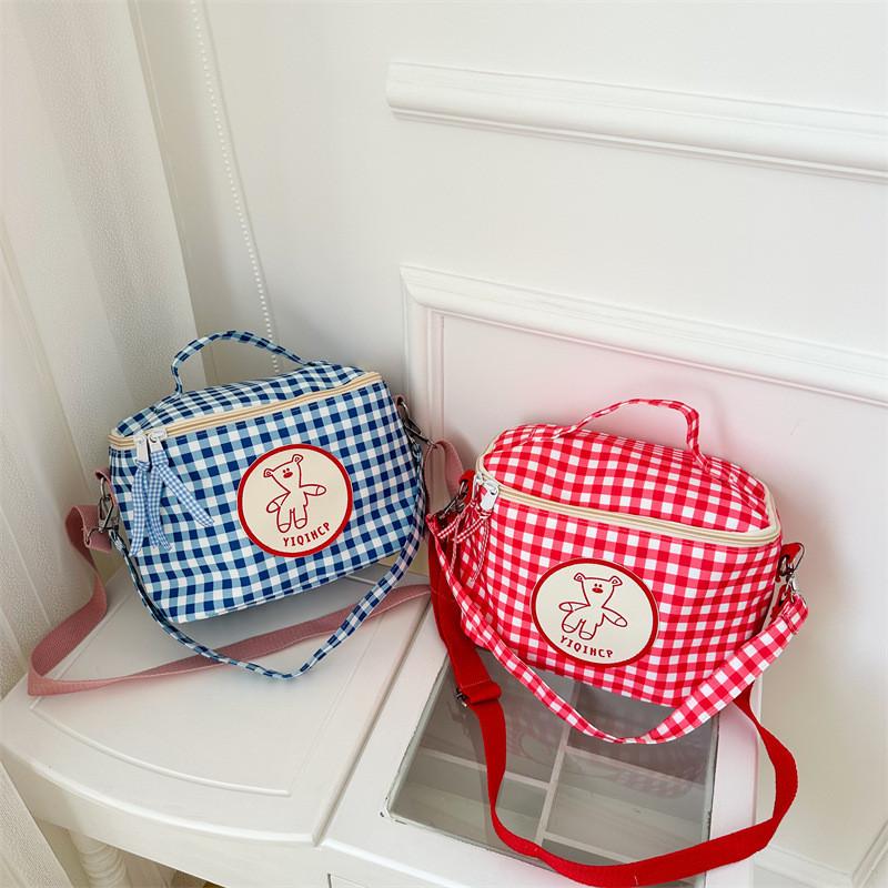 Adorable Cartoon Children's Bag Stylish Canvas Handbag For Toddler Boys And Girls