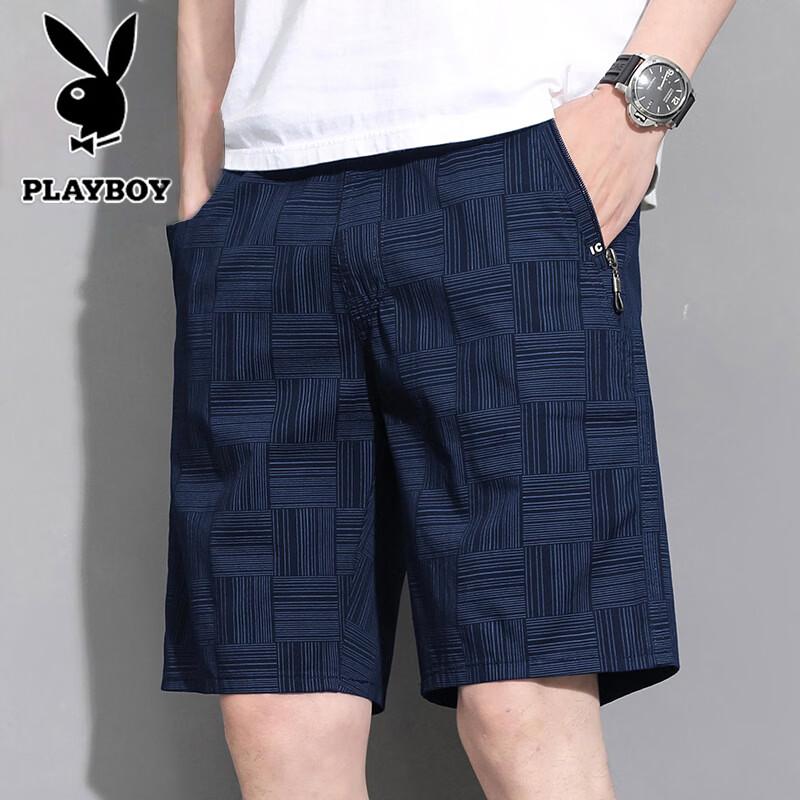 

PLAYBOY Men s Summer Casual Cargo Shorts 4XL