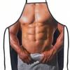 Creative Funny Character Print Waterproof Apron For Kitchen Cooking Home Use