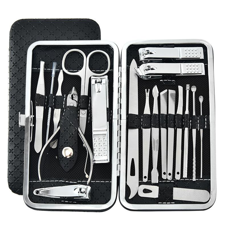 10 stücke Maniküre Schneider Nagel Clipper Set Haushalt Edelstahl Ohr Löffel Nagel Clippers Pediküre Nagel Schere Werkzeug