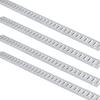 Kit de rail d'arrimage E-Track, Ensemble de 24 pièces de 5' de rails E comprenant 8 rails en acier et 8 ancrages à anneau O et 8 sangles d'arrimage avec anneau en D, Accessoires d'arrimage polyvalents