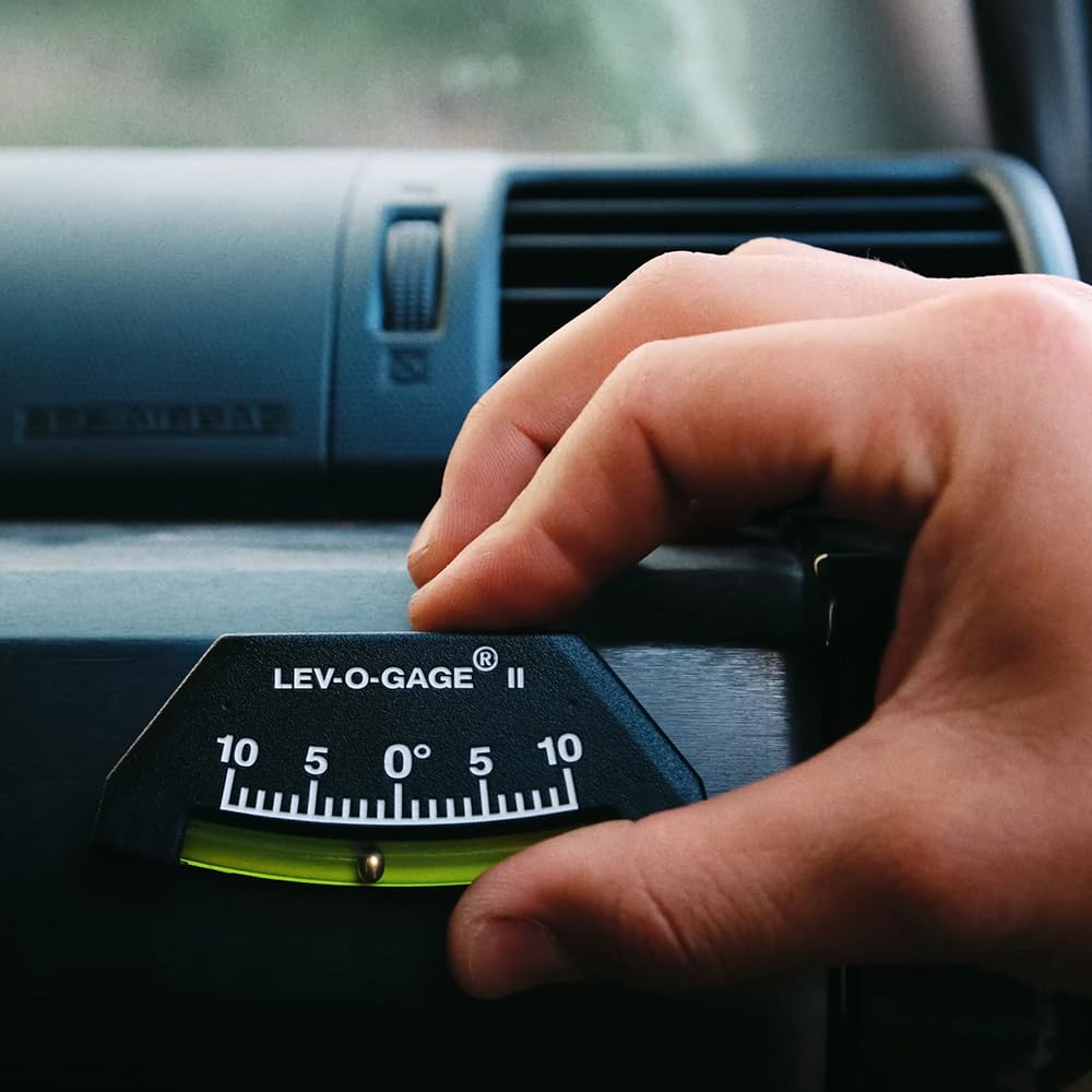 Sun Company 306-R LEV-O-GAGE II Inclinometer - Level Set of 2  Level for RVs, Campers, Trailers Regular